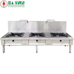 Bếp hầm 3 họng có thành