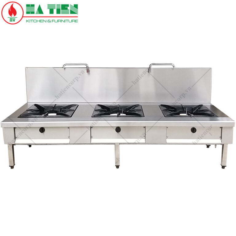 Bếp hầm 3 họng có thành