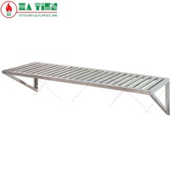 Kệ inox - Kệ thanh treo tường 1 tầng
