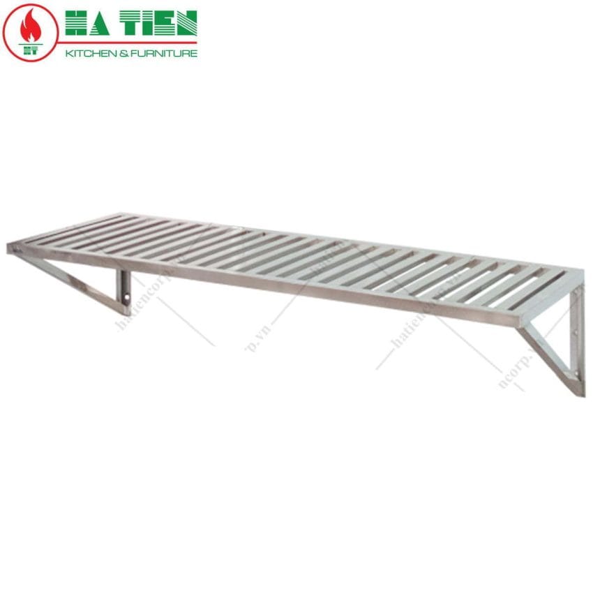 Kệ inox - Kệ thanh treo tường 1 tầng