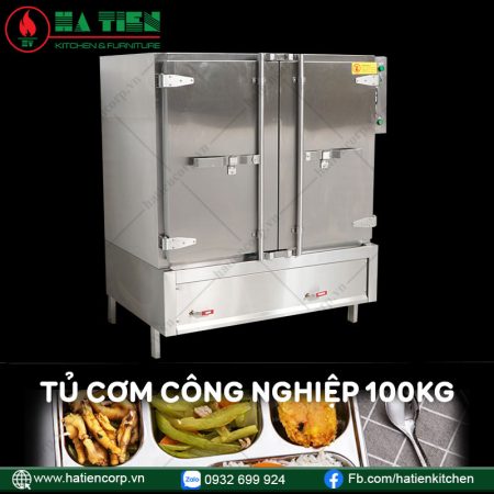 Tủ cơm công nghiệp 100kg - Tủ cơm điện