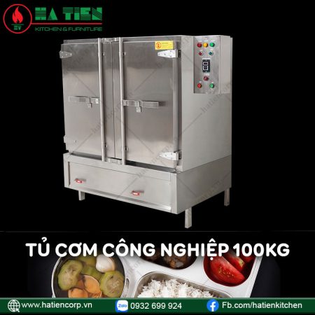 Tủ cơm công nghiệp 100kg - Tủ cơm điện