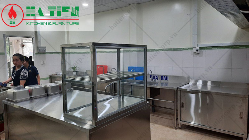 Khu bếp trường Việt Mỹ 2