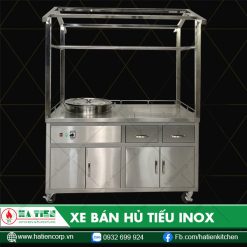 Xe bán hủ tiếu inox