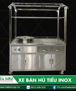 Xe bán hủ tiếu inox