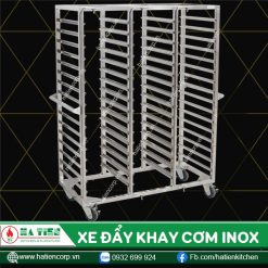 Xe đẩy khay inox