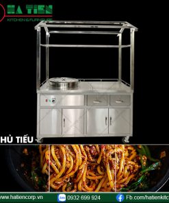 xe hủ tiếu inox 304