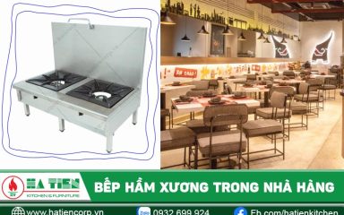 Bếp hầm xương trong nhà hàng