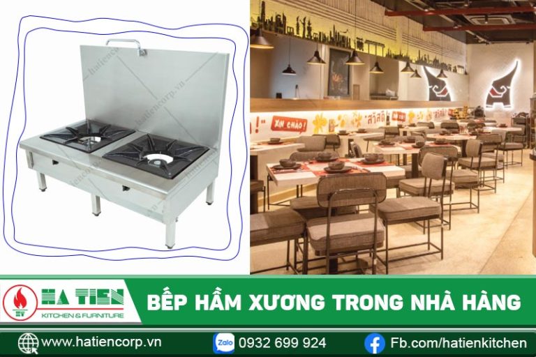 Bếp hầm xương trong nhà hàng