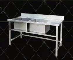 bồn rửa 2 ngăn dùng cho máy rửa chén