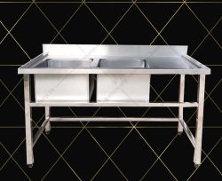 Bồn rửa chén inox 2 ngăn