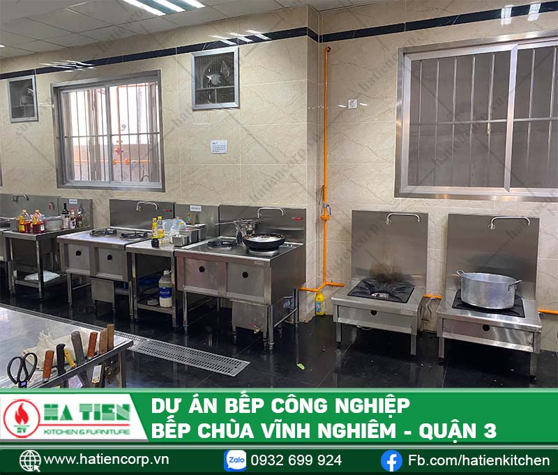 bếp ăn từ thiện chùa Vĩnh Nghiêm
