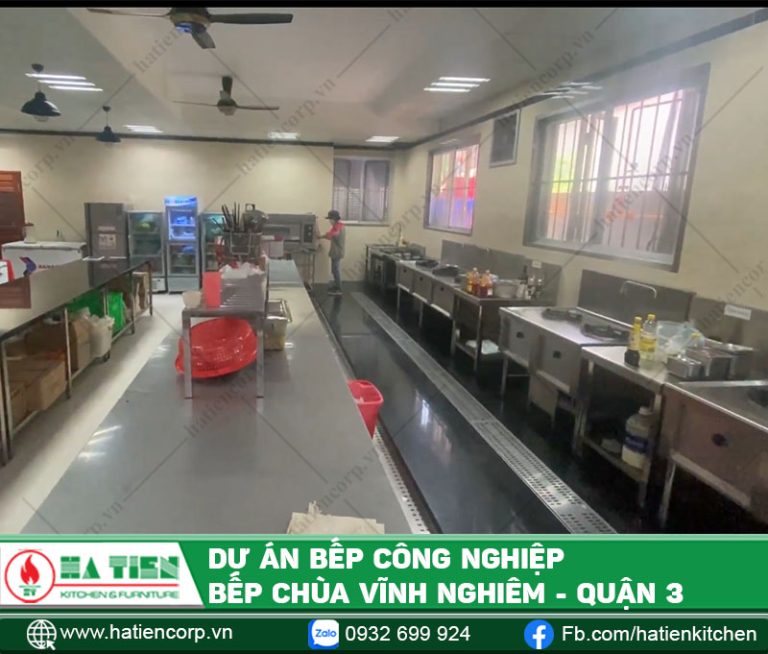 Bếp ăn từ thiện cho chùa