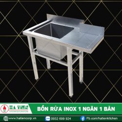 bồn rửa inox 1 ngăn