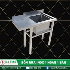 bồn rửa inox 1 ngăn 2