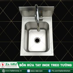 bồn rửa tay inox treo tường 1