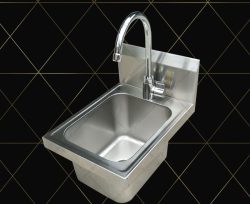 Bồn rửa tay inox treo tường
