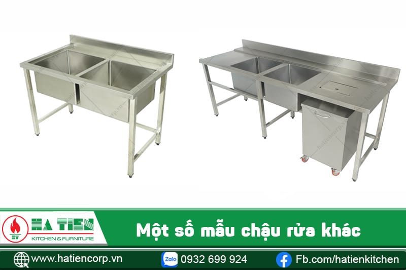 Bồn rửa inox 1 ngăn đa dạng mẫu mã