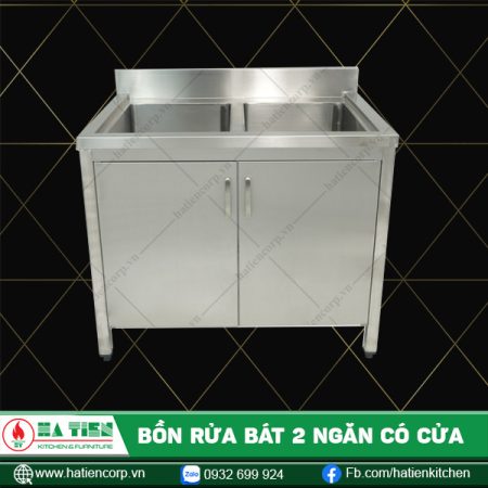 bồn rửa bát inox 304 có cửa mở