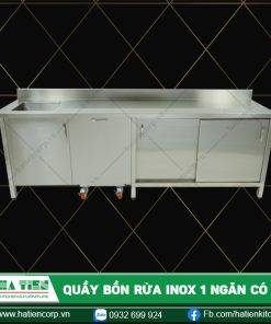 bồn rửa chén inox 304 có quầy tủ