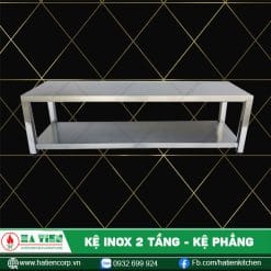 kệ inox 2 tầng 304 kệ 1500x450