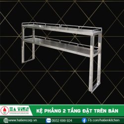 kệ 2 tầng inox