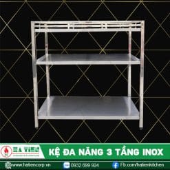 kệ đa năng 3 tầng, kệ phẳng và dập lỗ