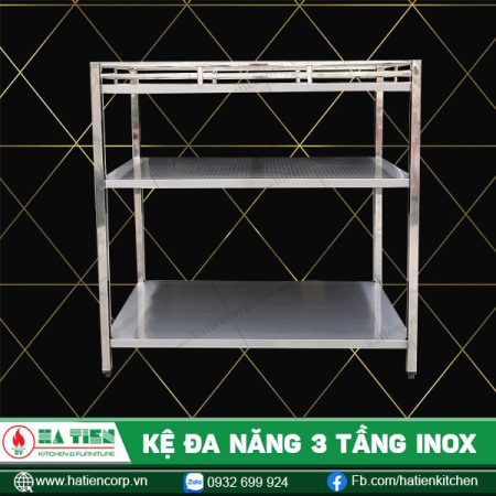 kệ đa năng 3 tầng, kệ phẳng và dập lỗ