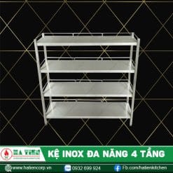 kệ inox đa năng 4 tầng