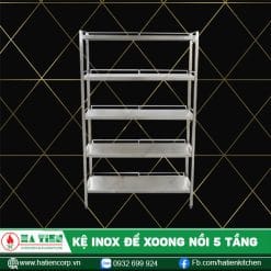 kệ inox để xoong nồi