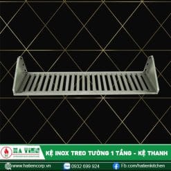 kệ inox treo tường 1 tầng