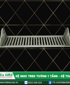kệ inox treo tường 1 tầng