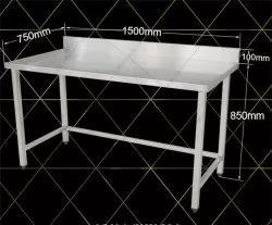 Bàn inox Có Thành — Hà Tiên Corp