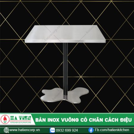 Bàn vuông inox