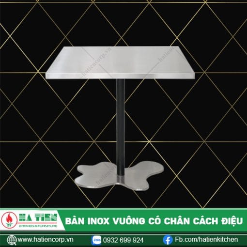Bàn vuông inox