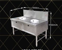 bếp á 2 họng 304