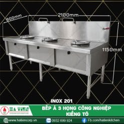 bếp á 3 họng kiềng tô 201 211150