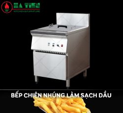 bếp chiên nhúng làm sạch dầu