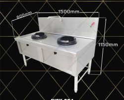 bếp gas công nghiệp inox 304