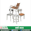 Ghế inox tựa lưng — Hà Tiên Corp