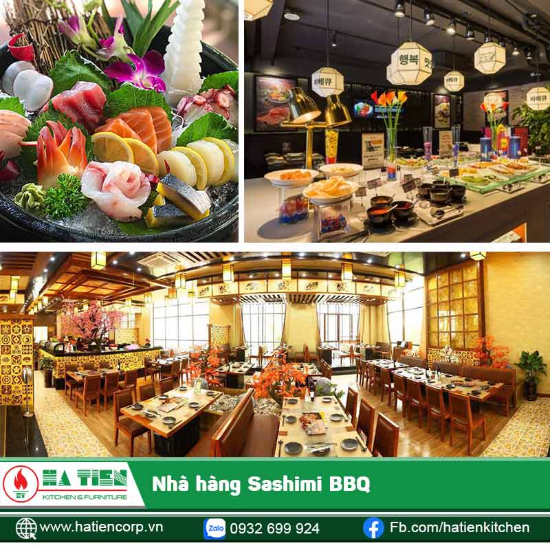 Nhà hàng Sashimi BBQ hiện đại