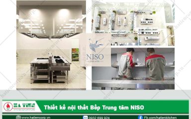 Thiết kế nội thất bếp Trung tâm - Bếp nhà hàng cà phê