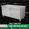 quầy bếp inox