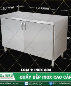 quầy bếp inox QCK6-12