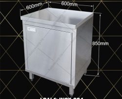 quầy bếp inox QCK6-6