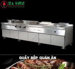Quầy bếp quán ăn đẹp