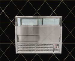 Tủ Bánh Kem Inox 304 Mặt Kính Phẳng