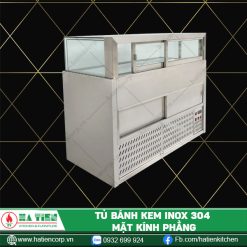 tủ bánh kem inox 304