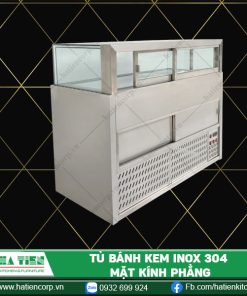 tủ bánh kem inox 304