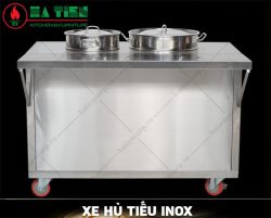 Xe bán hủ tiếu inox